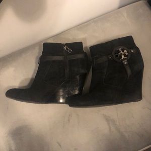 Tory Burch wedge booties